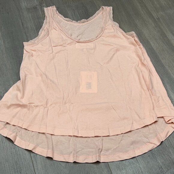 NWT THE GREAT INC Rosy Pink The Lace Slouch Sleep Tank Top Size 1 (Small) - Picture 6 of 6